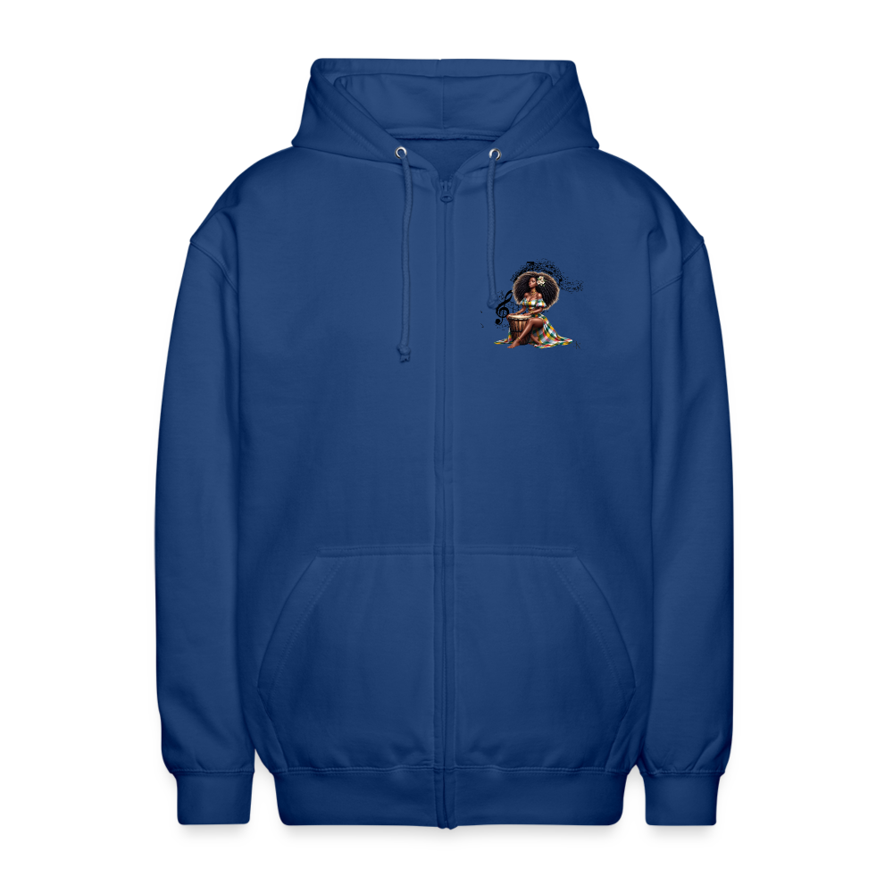 Veste à capuche zippé Blacknifik - bleu royal
