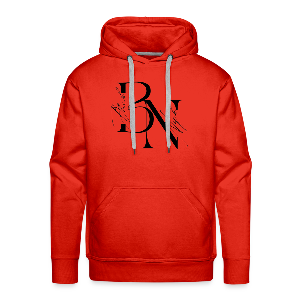 Sweat-shirt à capuche Premium pour hommes - rouge