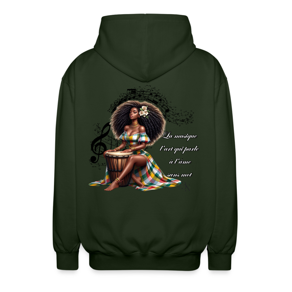 Veste à capuche zippé Blacknifik - vert forêt