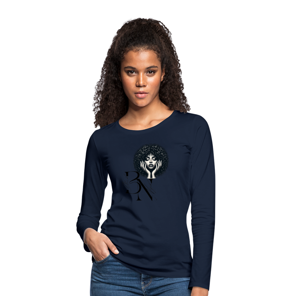 T-shirt manches longues - bleu marine