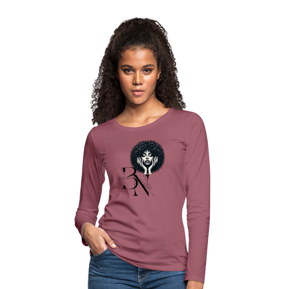T-shirt manches longues - mauve