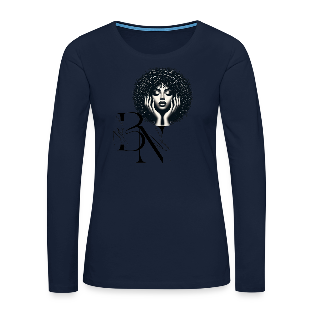 T-shirt manches longues - bleu marine