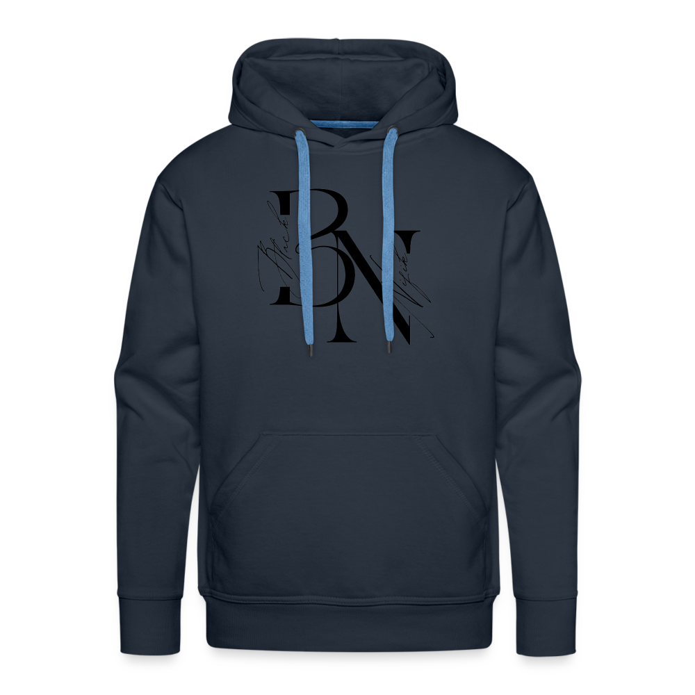 Sweat-shirt à capuche Premium pour hommes - marine