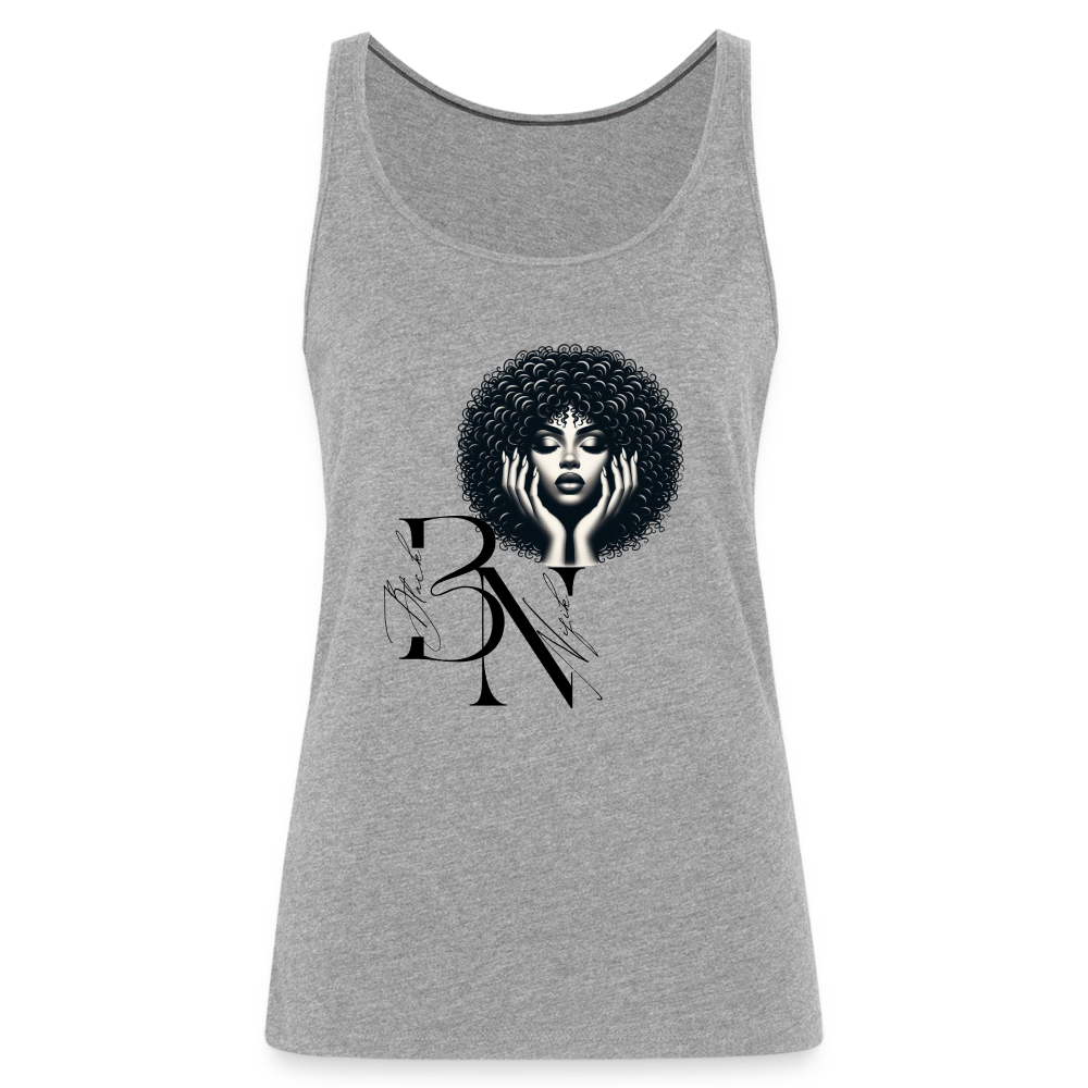 Débardeur Premium Femme - gris chiné