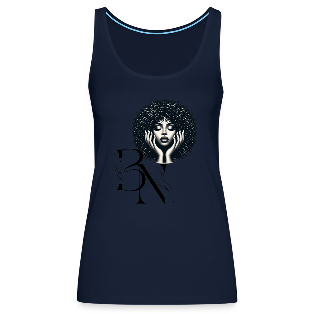 Débardeur Premium Femme - bleu marine