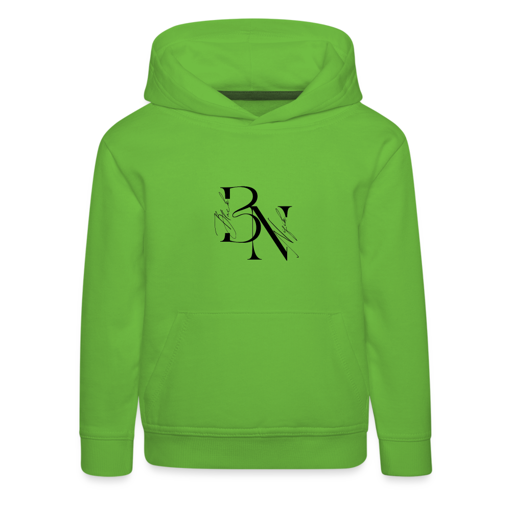 Pull à capuche Premium Enfant - vert clair