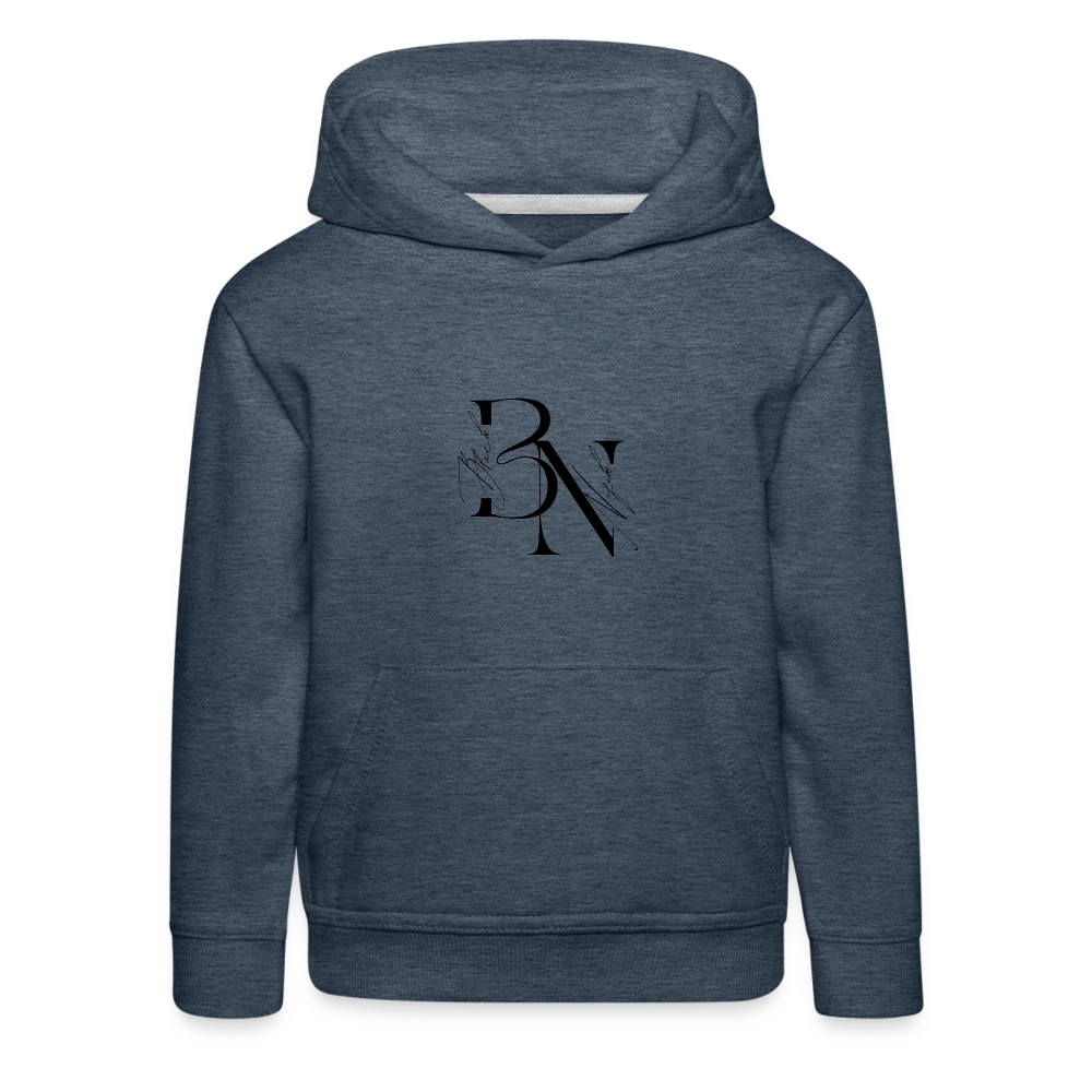 Pull à capuche Premium Enfant - bleu jeans