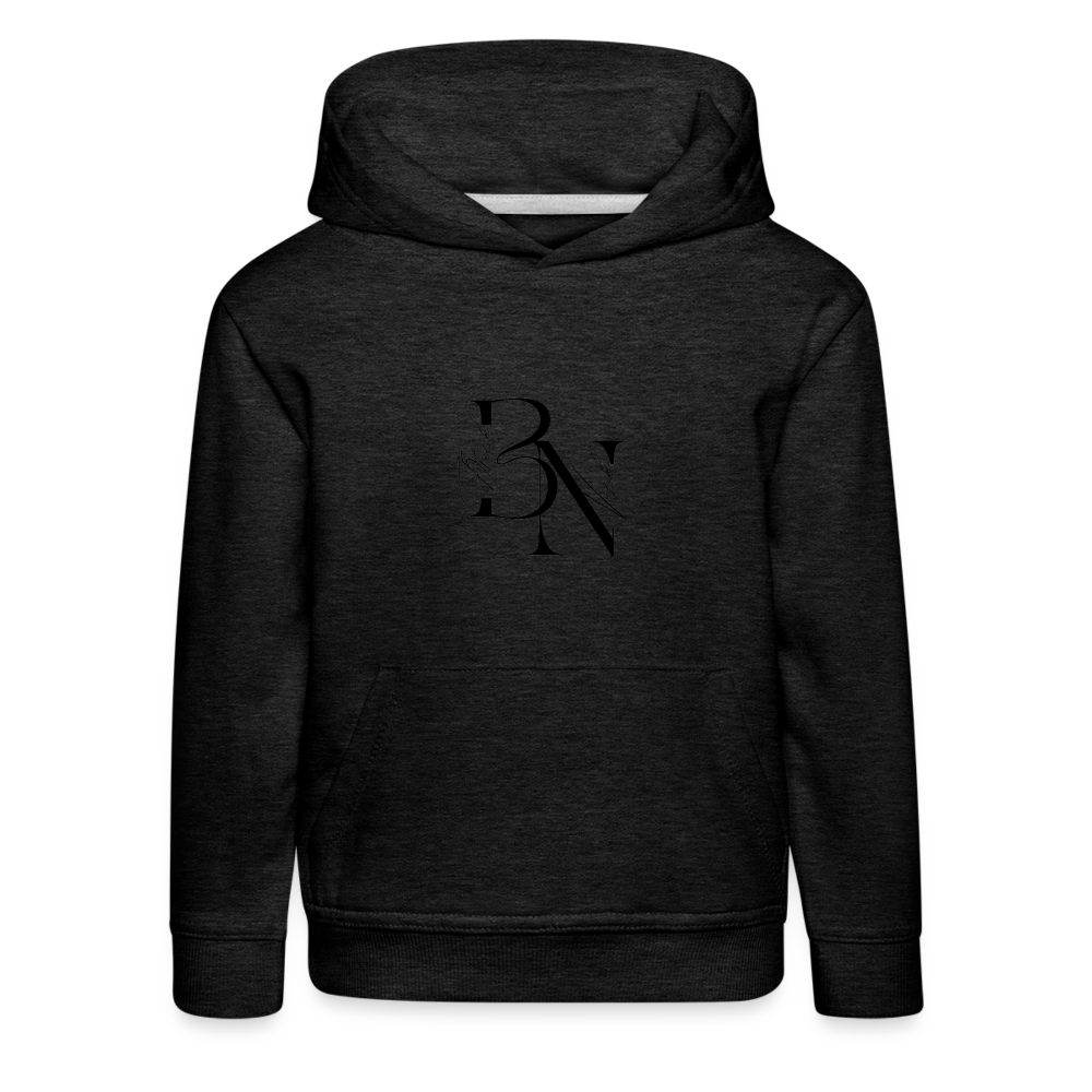 Pull à capuche Premium Enfant - charbon