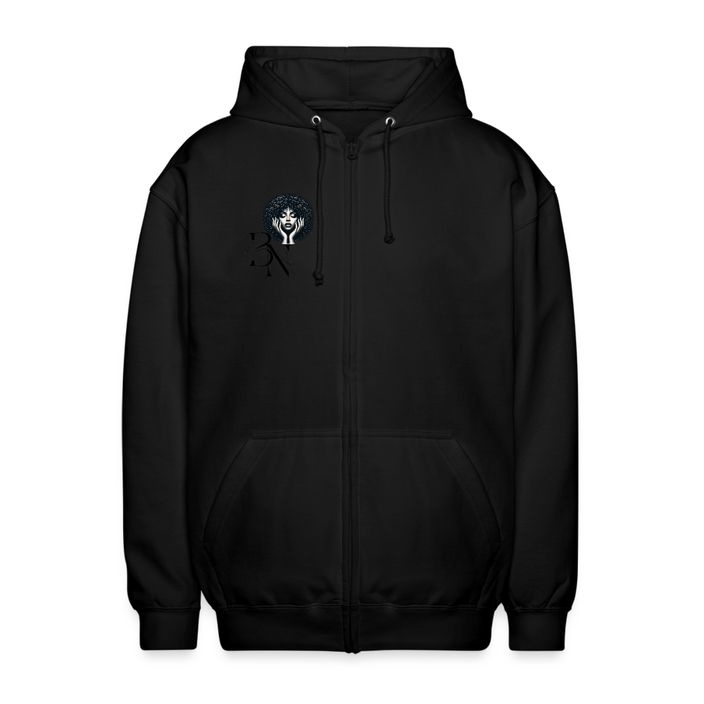 Veste à capuche unisexe - noir