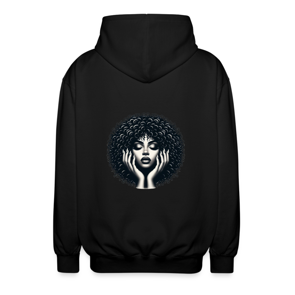 Veste à capuche unisexe - noir