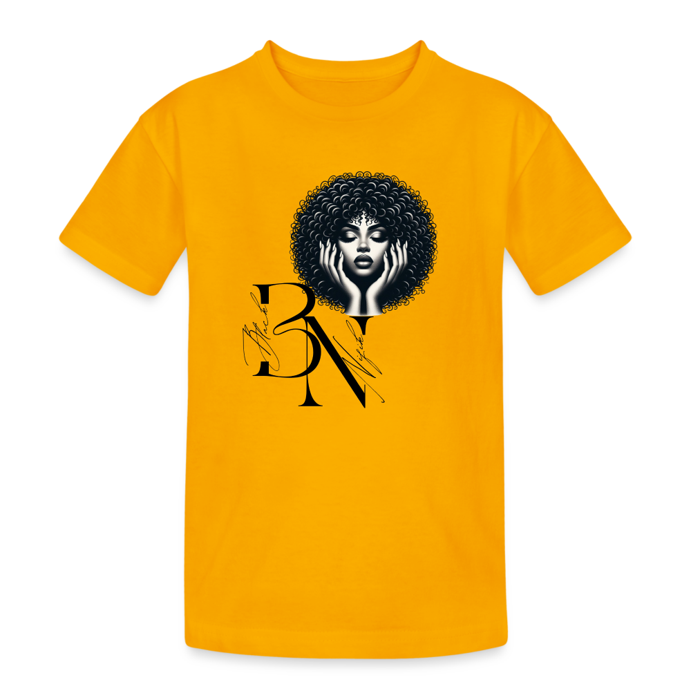 T-shirt coton épais enfant - or