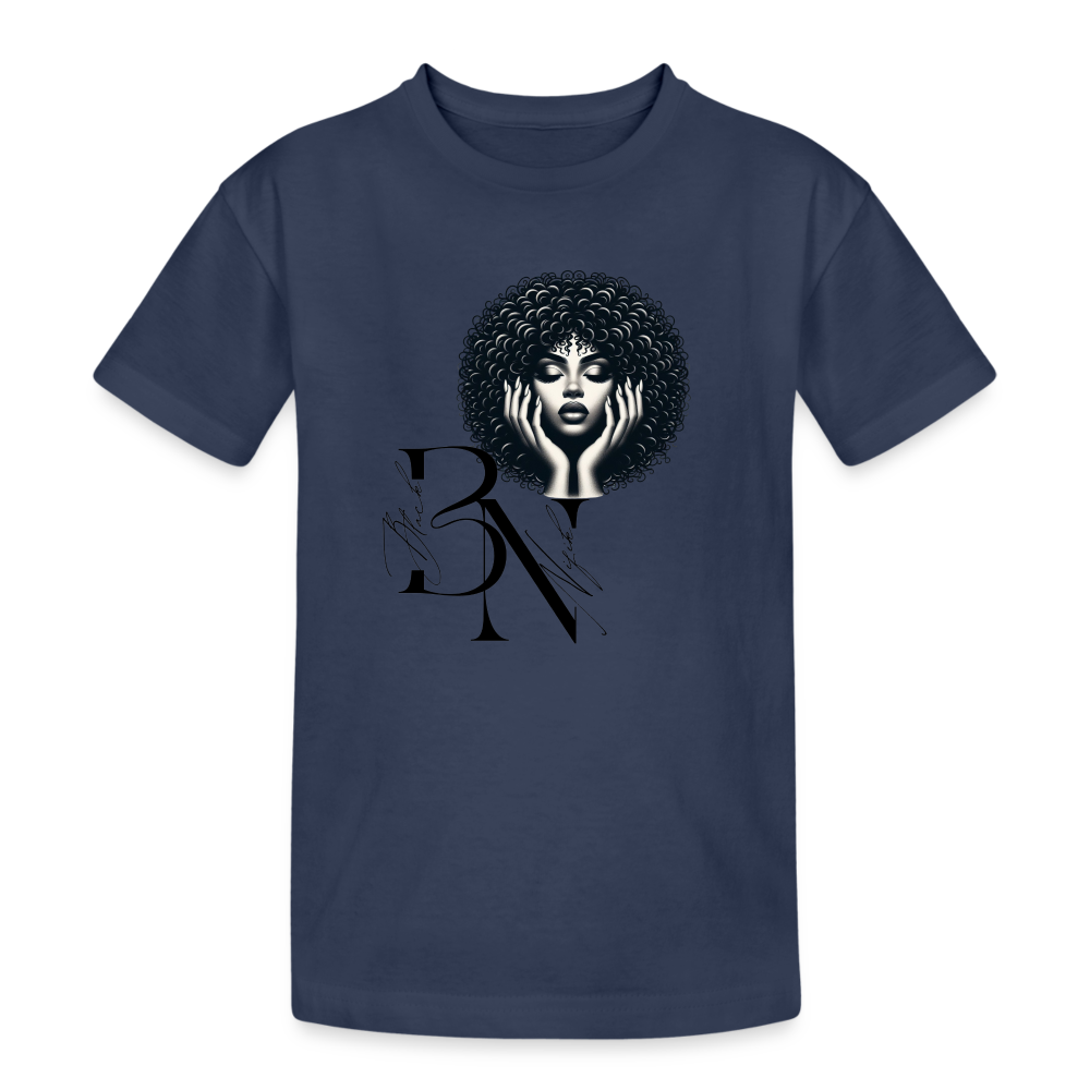 T-shirt coton épais enfant - bleu marine