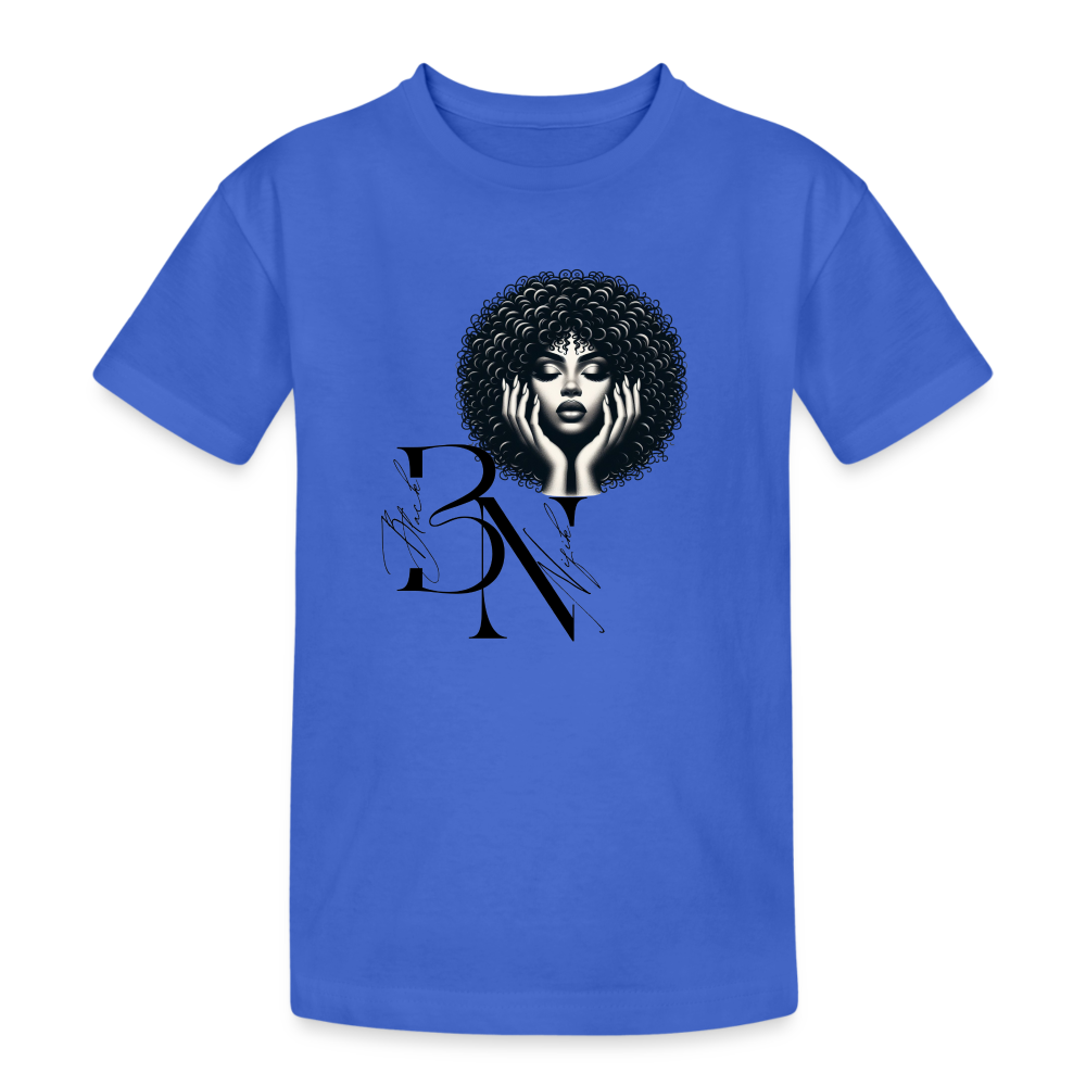 T-shirt coton épais enfant - bleu roi
