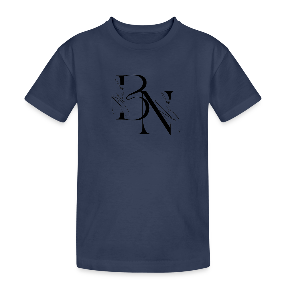 T-shirt coton épais enfant - bleu marine