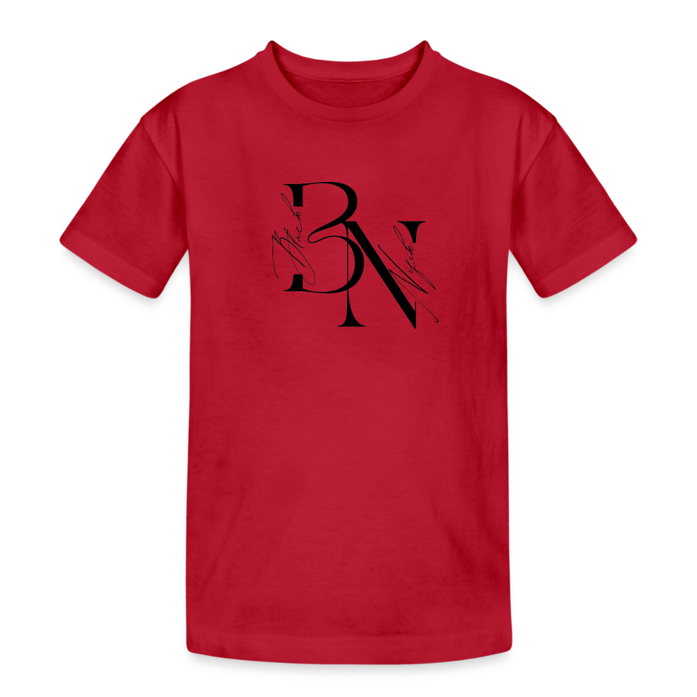 T-shirt coton épais enfant - lie de vin