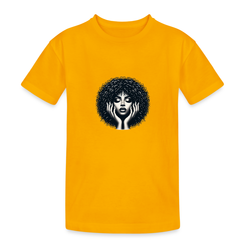 T-shirt coton épais enfant - or