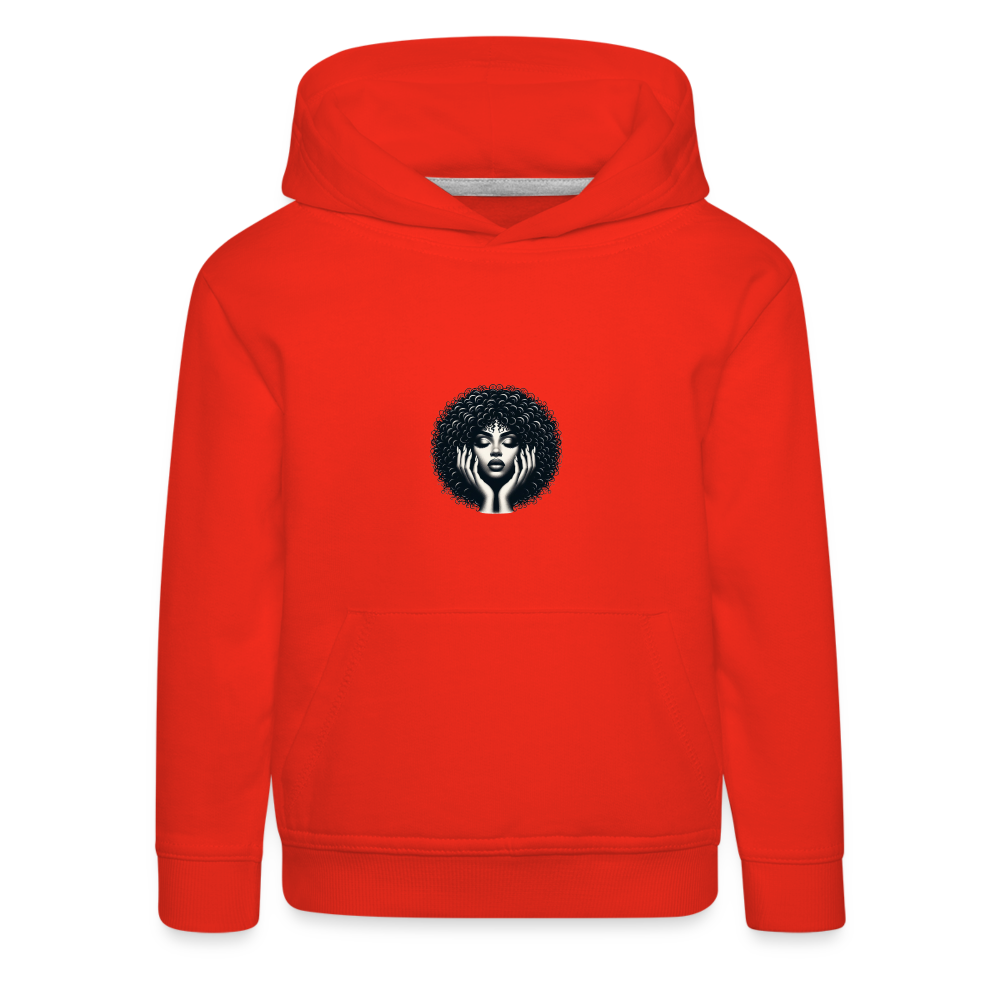 Pull à capuche Premium Enfant - rouge