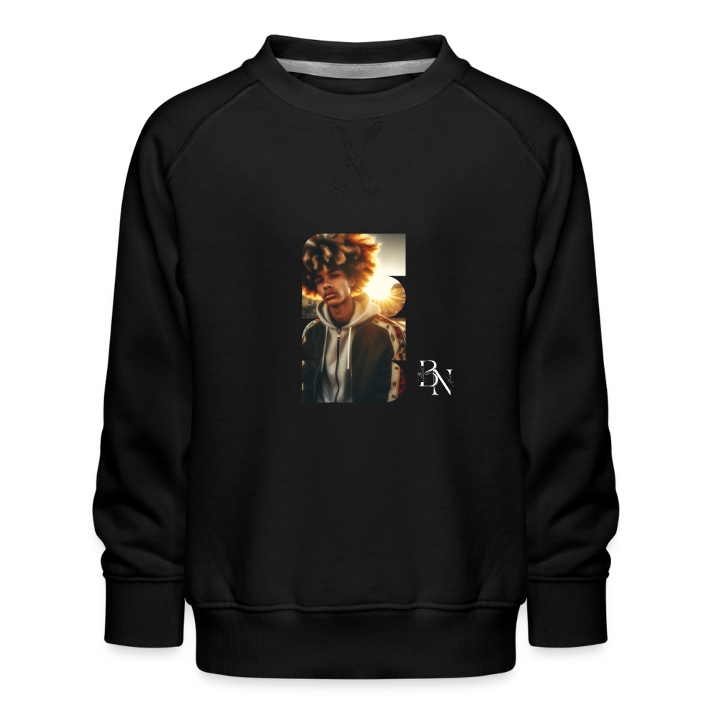 Sweat ras-du-cou Premium Enfant - noir