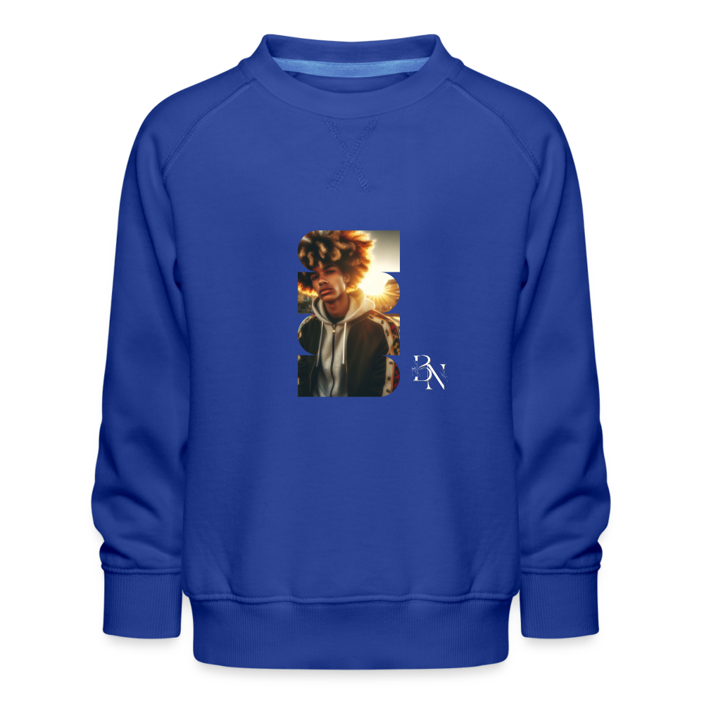 Sweat ras-du-cou Premium Enfant - bleu royal