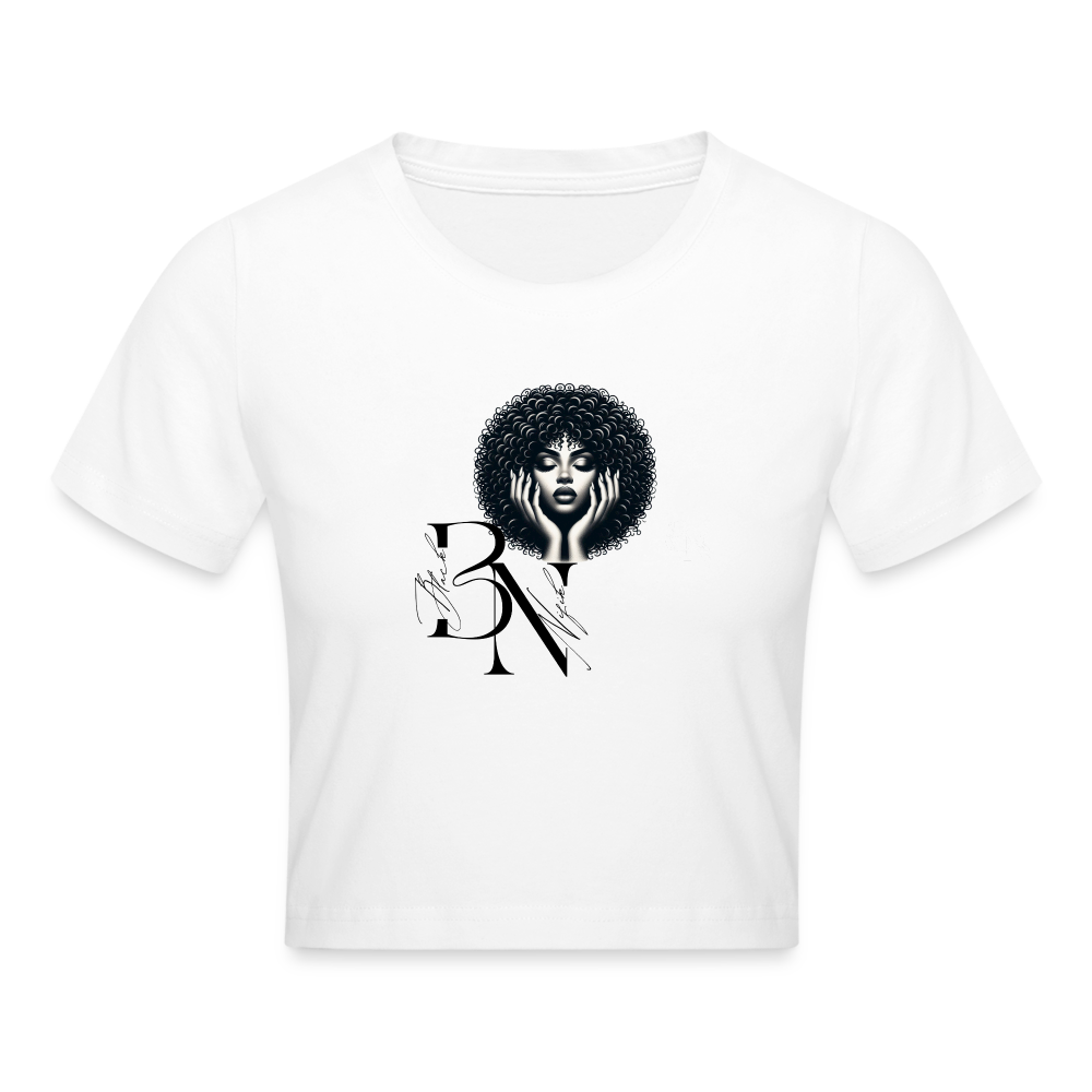 Crop top - blanc