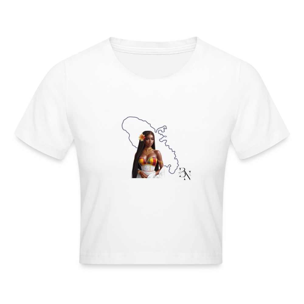 Crop top - blanc