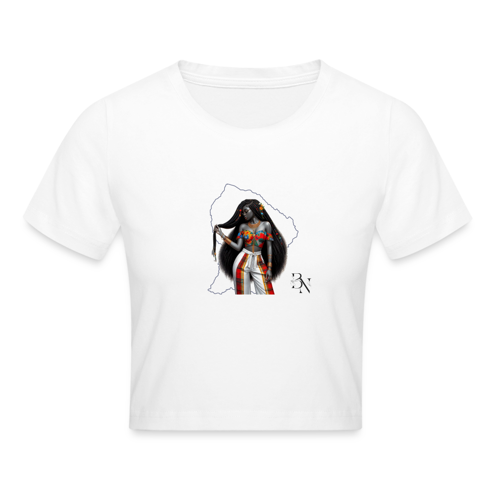 Crop top - blanc