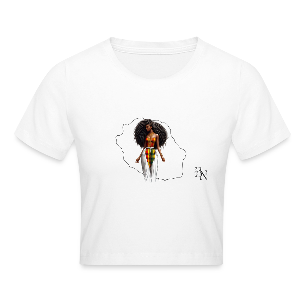 Crop top - blanc