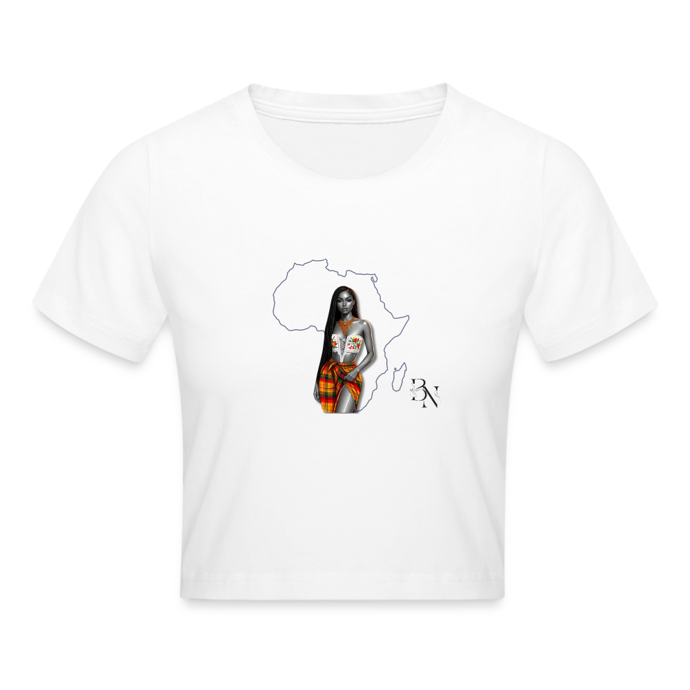 Crop top - blanc