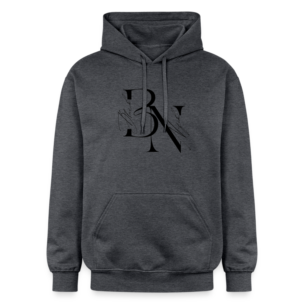 Sweat à capuche Softstyle Blacknifik - gris foncé chiné