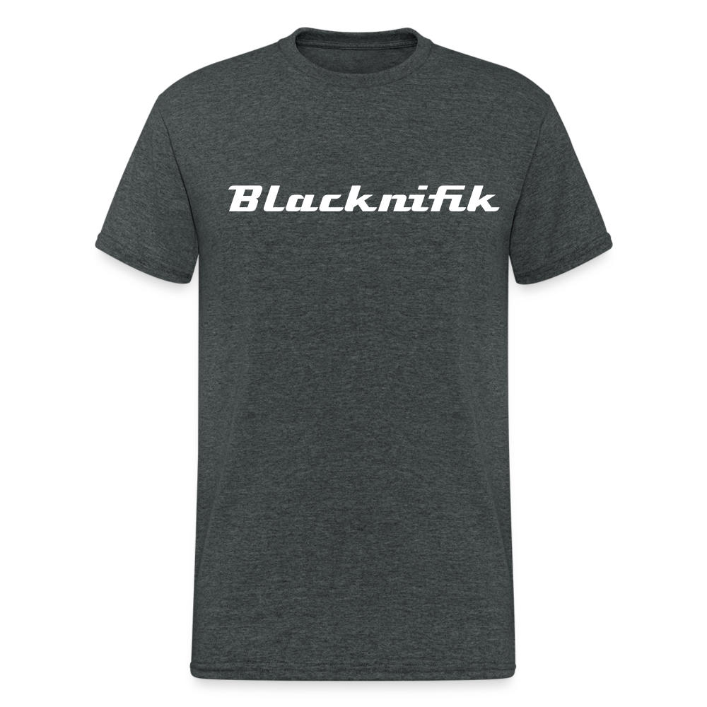 T-shirt Gildan épais homme - gris foncé chiné