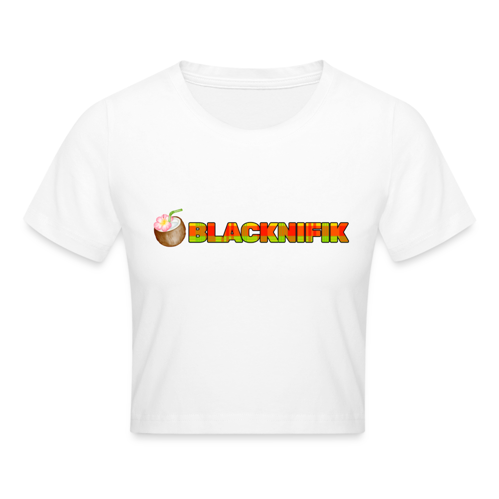 Crop top - blanc