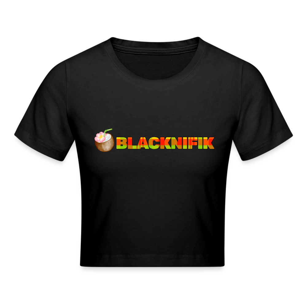 Crop top - noir