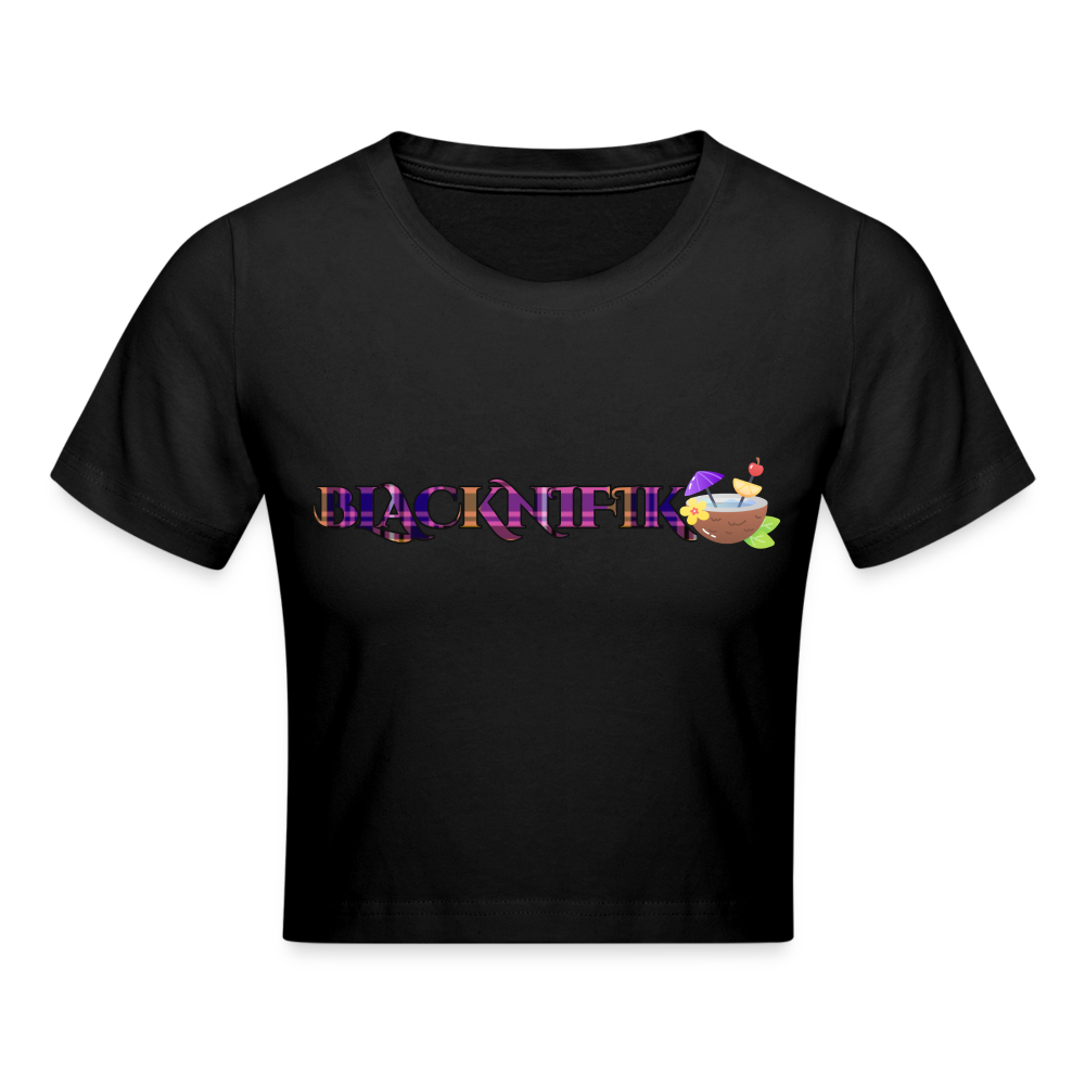Crop top - noir