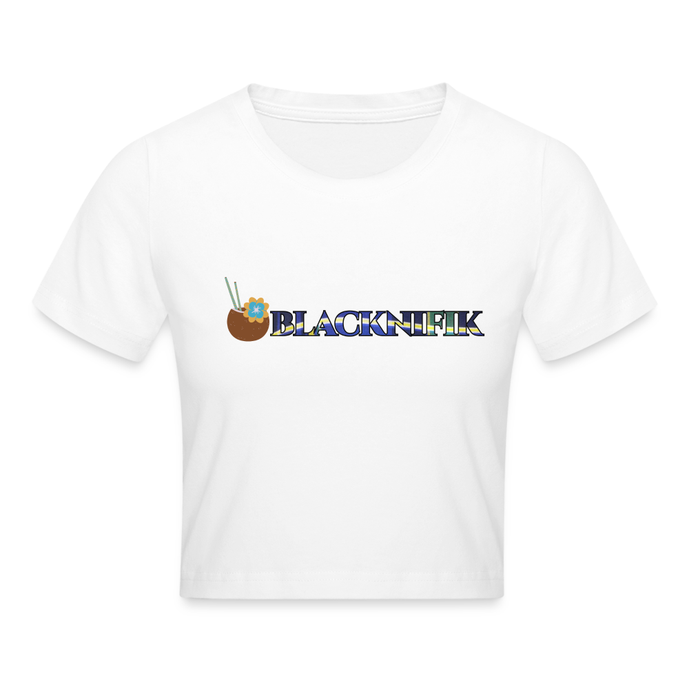 Crop top - blanc