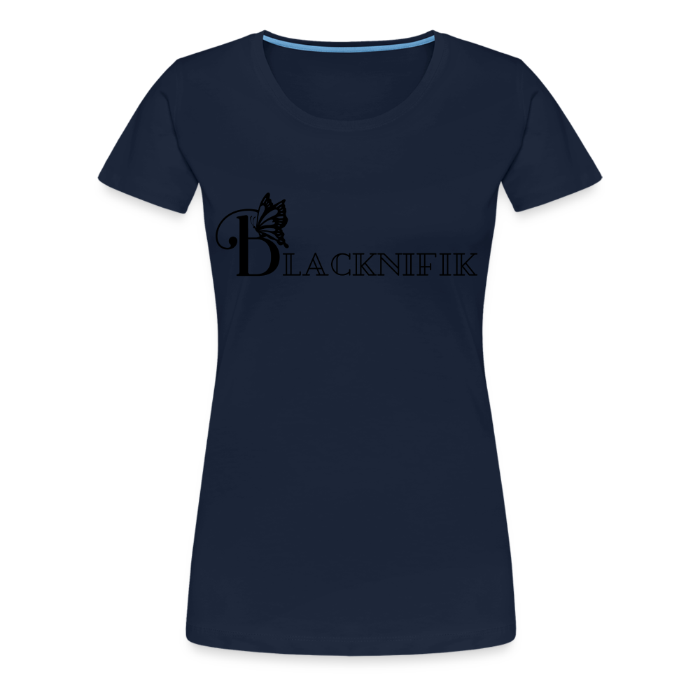 T-shirt Premium Femme - bleu marine