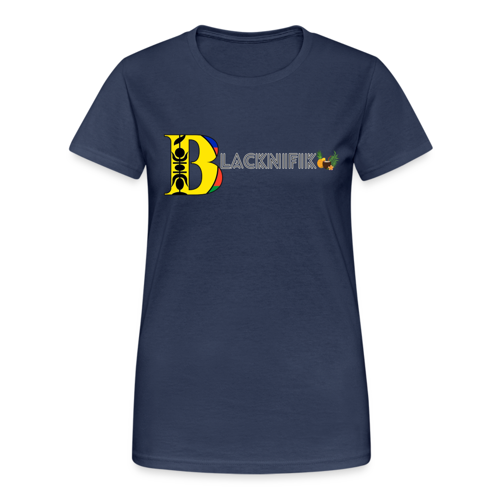 T-shirt Gildan épais femme - bleu marine