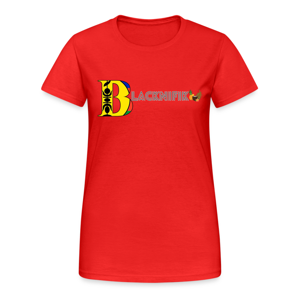 T-shirt Gildan épais femme - rouge