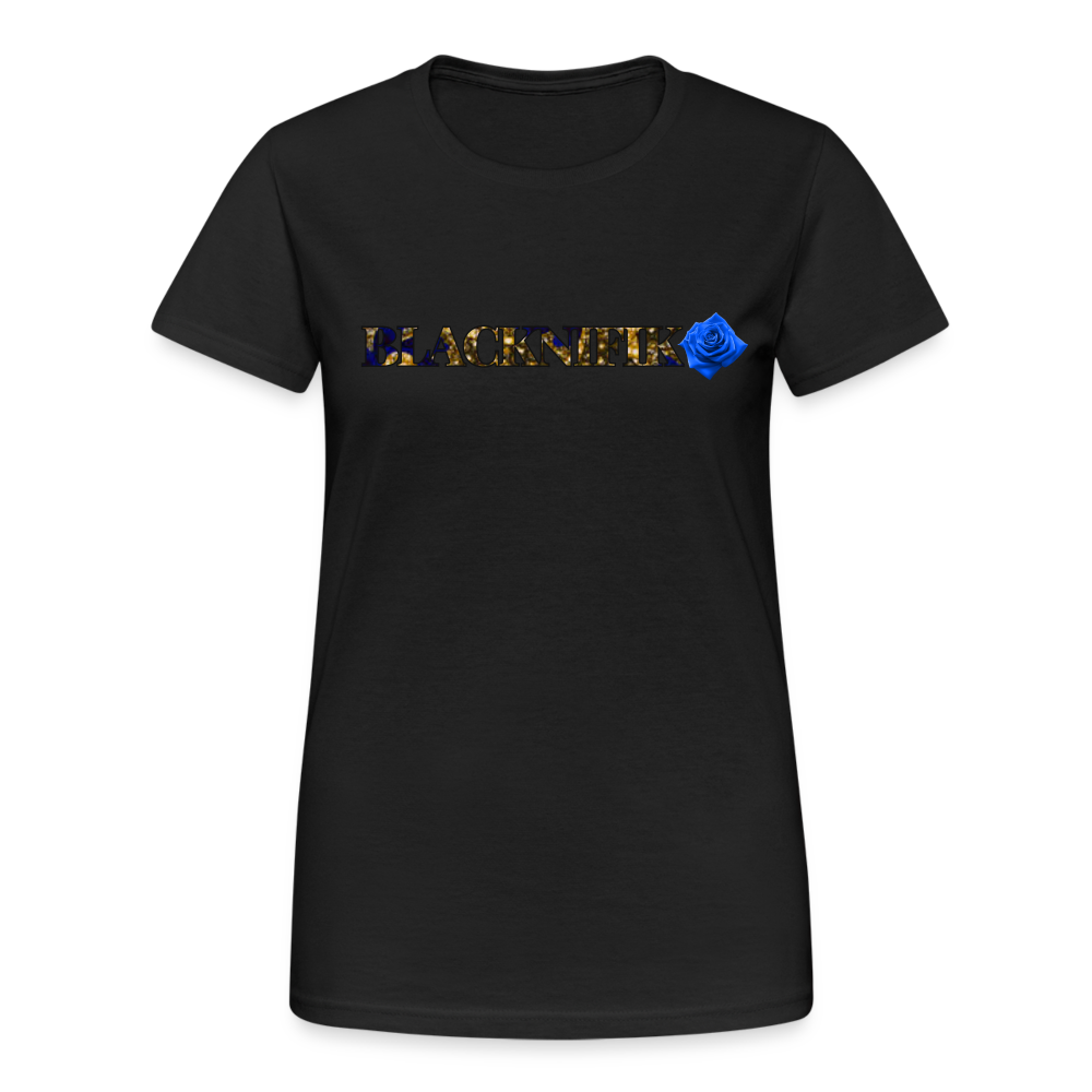 T-shirt Gildan épais femme - noir