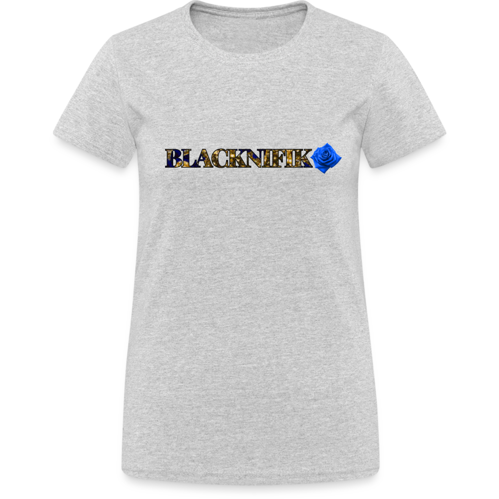 T-shirt Gildan épais femme - gris chiné