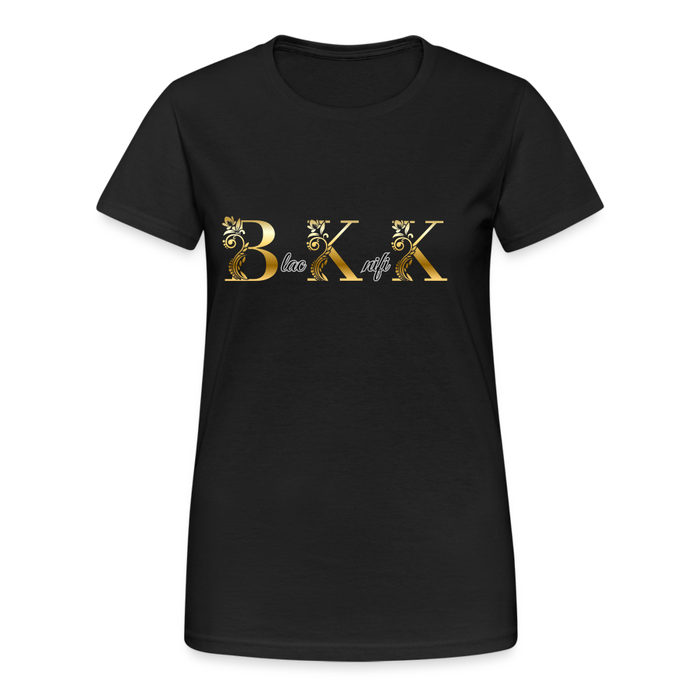 T-shirt Gildan épais femme - noir