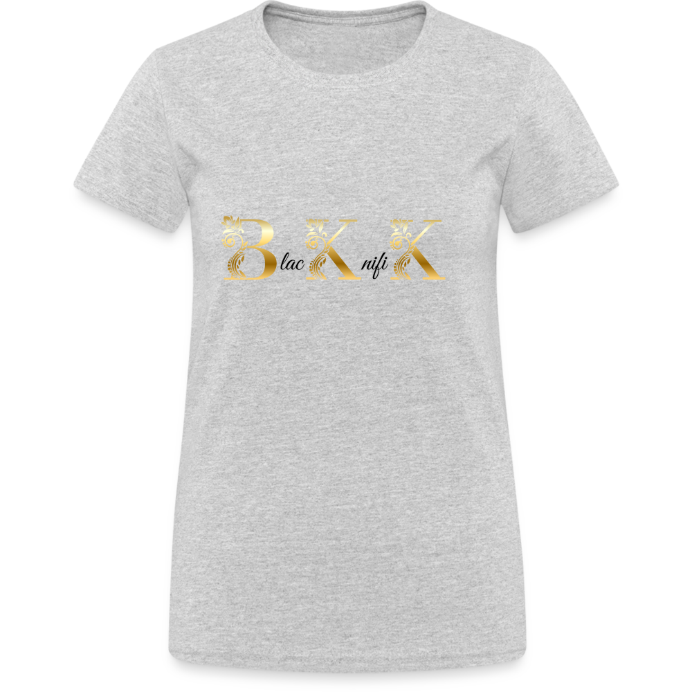 T-shirt Gildan épais femme - gris chiné