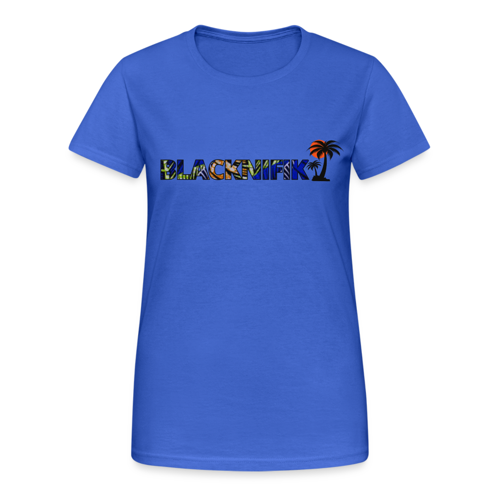 T-shirt Gildan épais femme - bleu roi