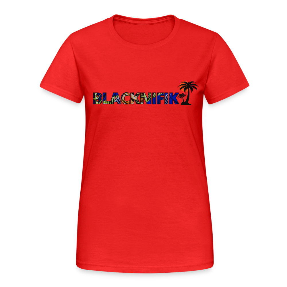 T-shirt Gildan épais femme - rouge
