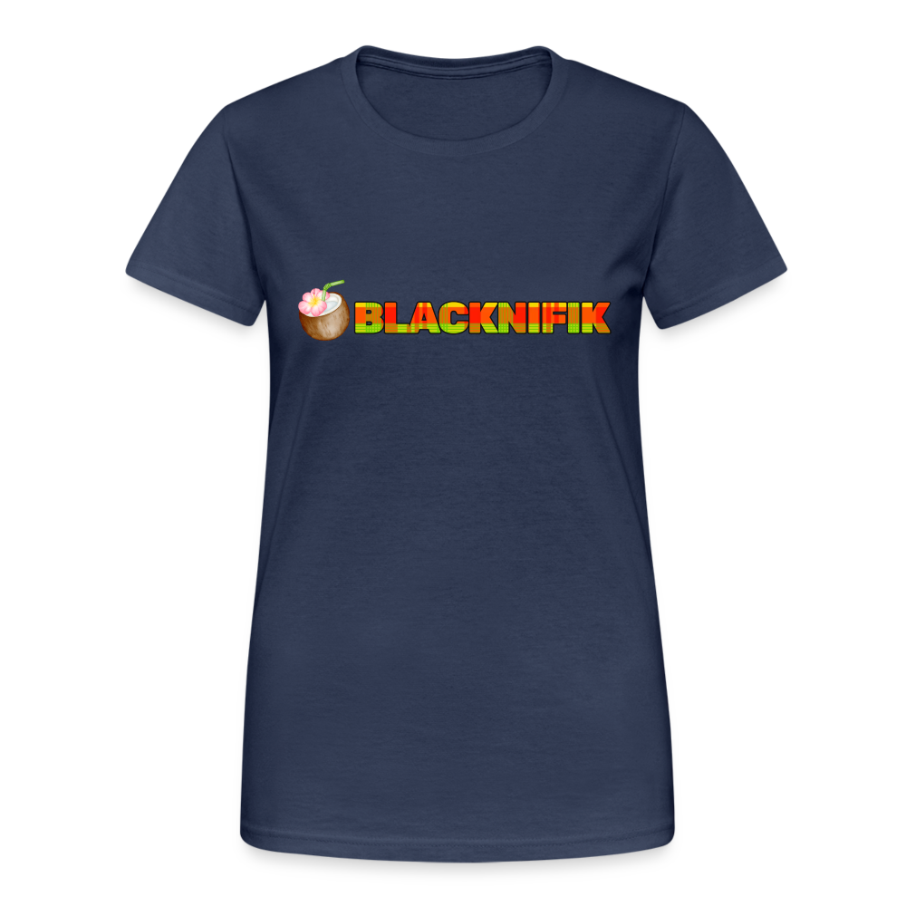 T-shirt Gildan épais femme - bleu marine