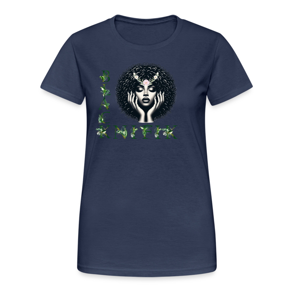 T-shirt Gildan épais femme - bleu marine