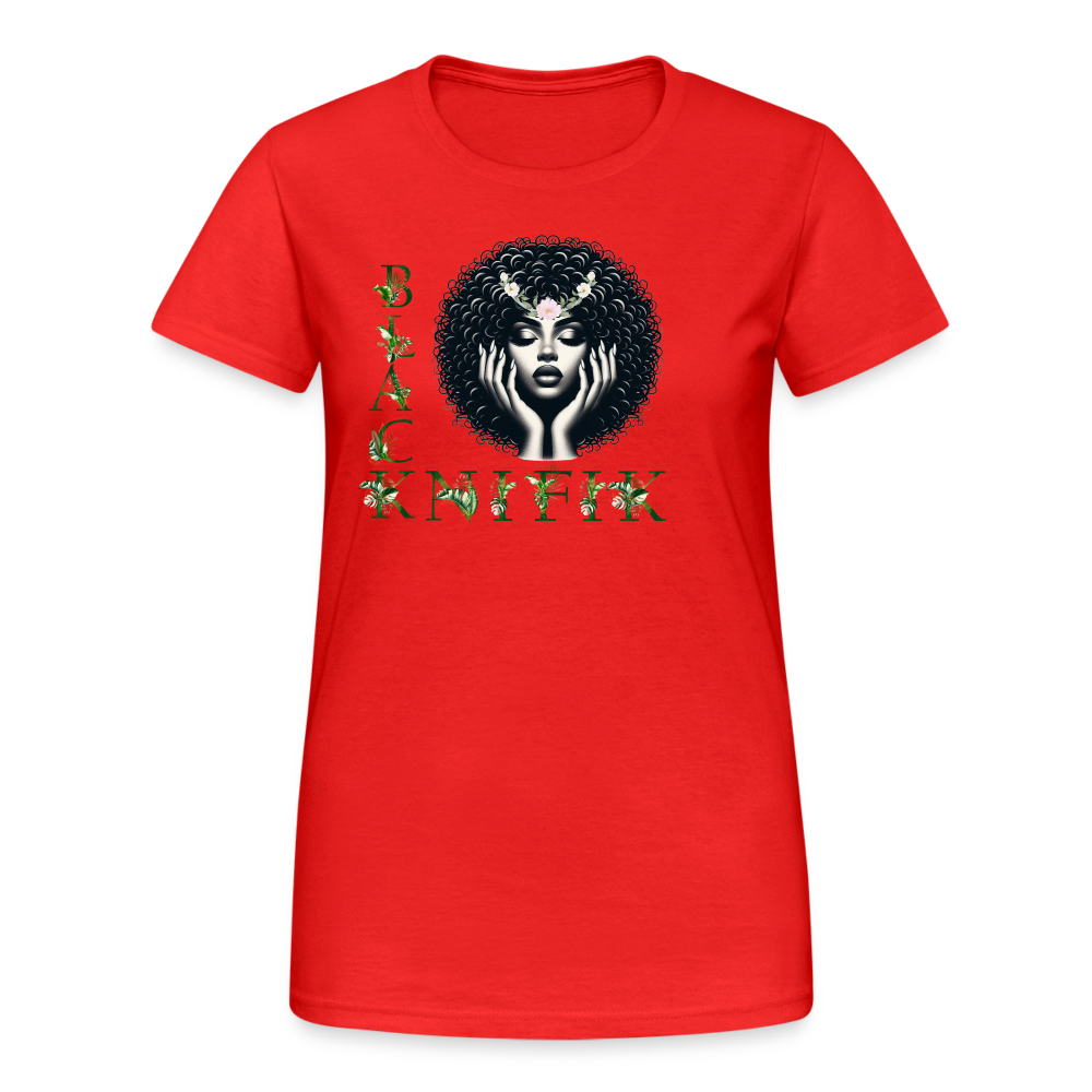 T-shirt Gildan épais femme - rouge