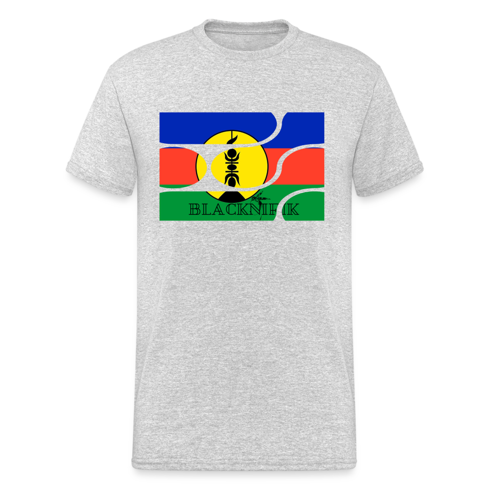 T-shirt Gildan épais homme - gris chiné