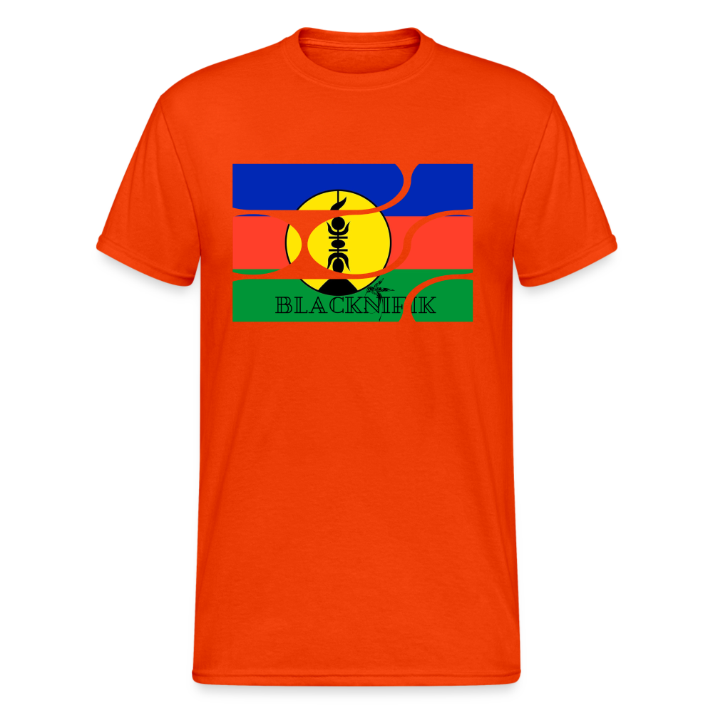 T-shirt Gildan épais homme - orange