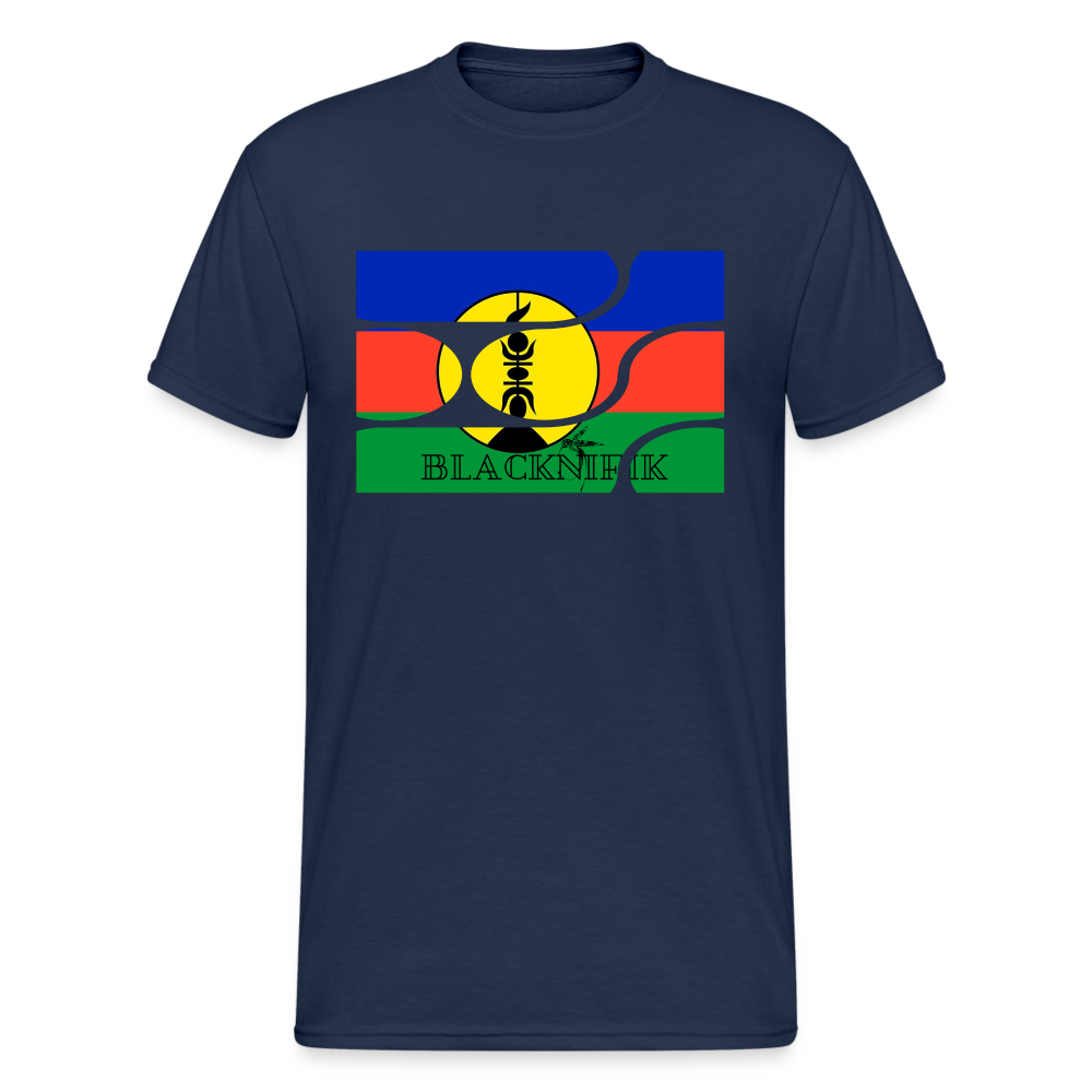 T-shirt Gildan épais homme - bleu marine