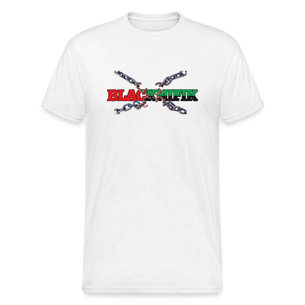 T-shirt Blacknifik Mada - blanc